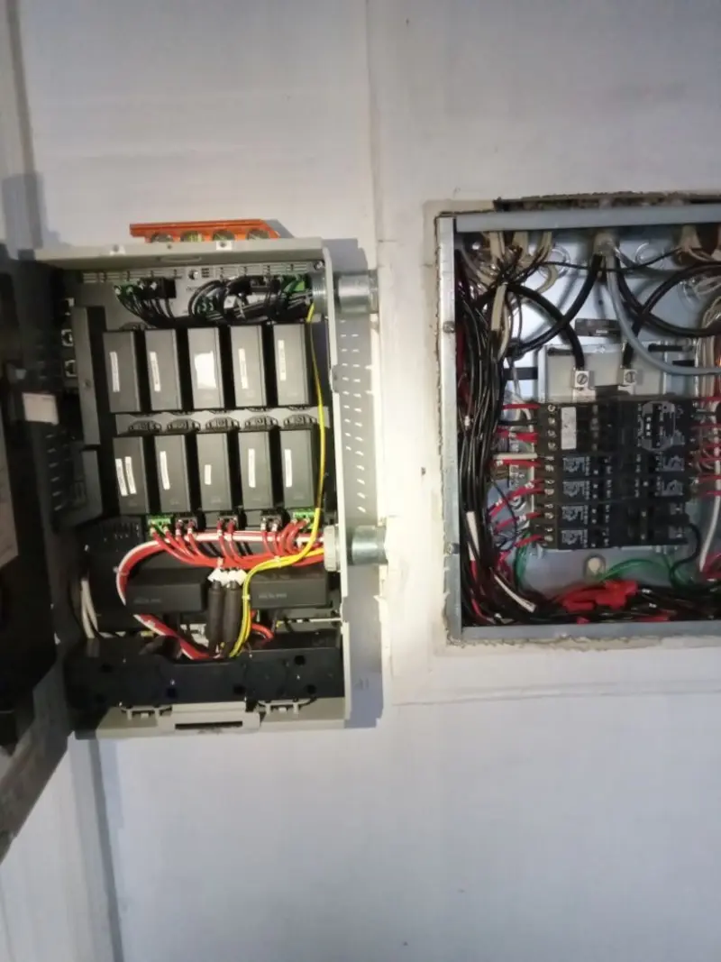 Electrical panel upgrade completed for Ring Doorbell Installation in Lynchburg, Moore County